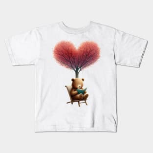 Valentine Love Bear Kids T-Shirt